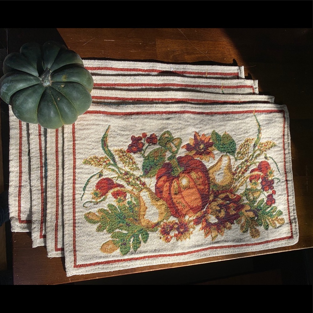 Vintage Fall Harvest Placemats